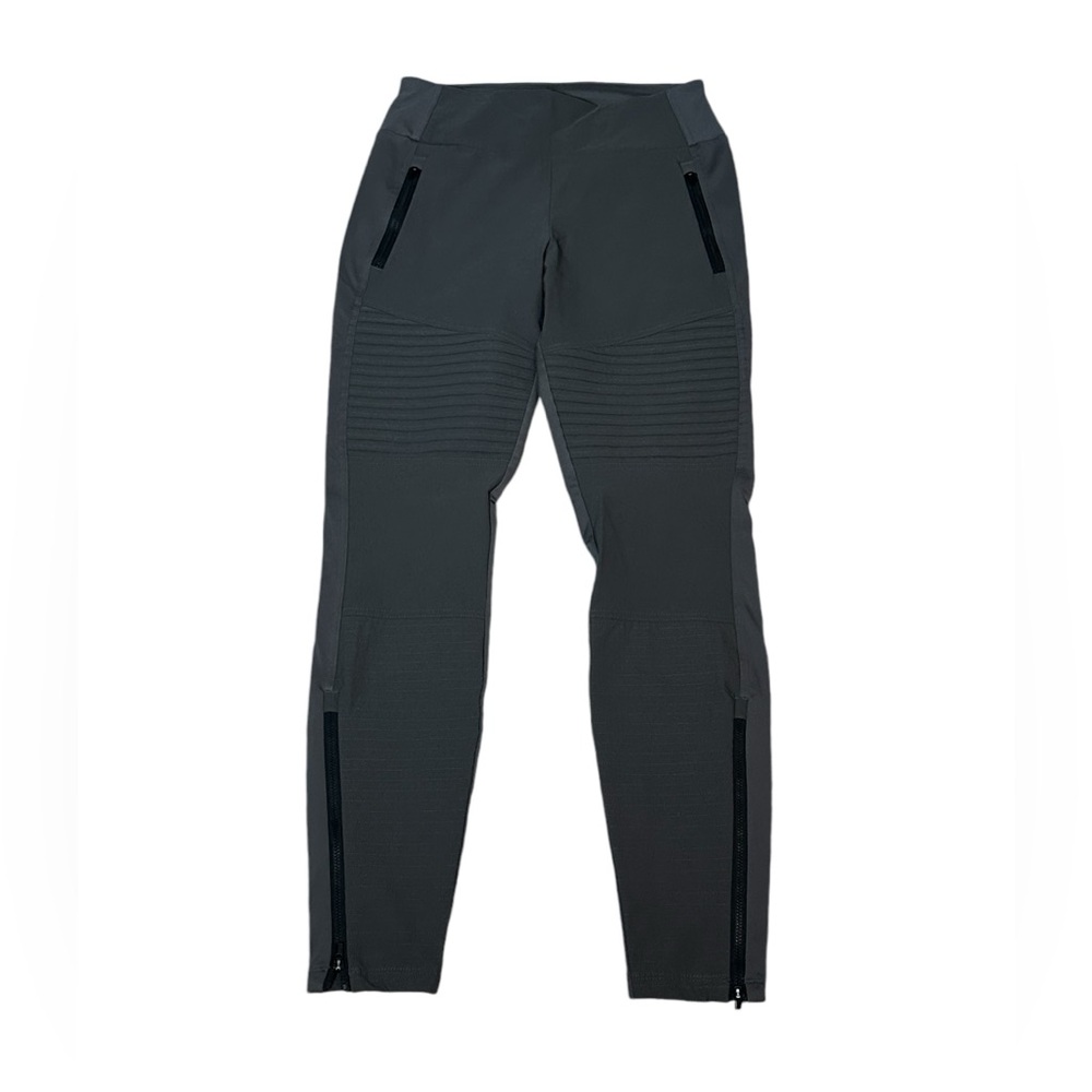 Athleta Headlands Hybrid Moto Tights Active Stretch City Pants Size 12 Tall